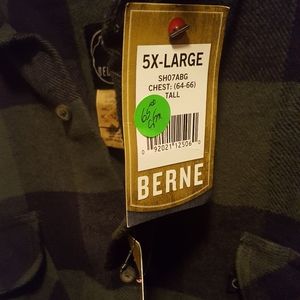 MENS BERNE 5X TALL WINTER COAT NEW